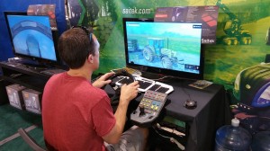 Farm Sim Demo at Oshkosh 2015