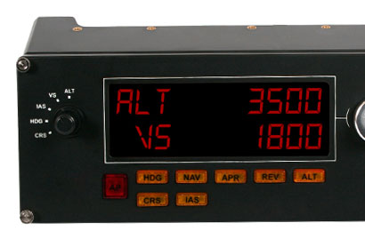 Multi-Instrument Cockpit Panel with Real-Time LED Display